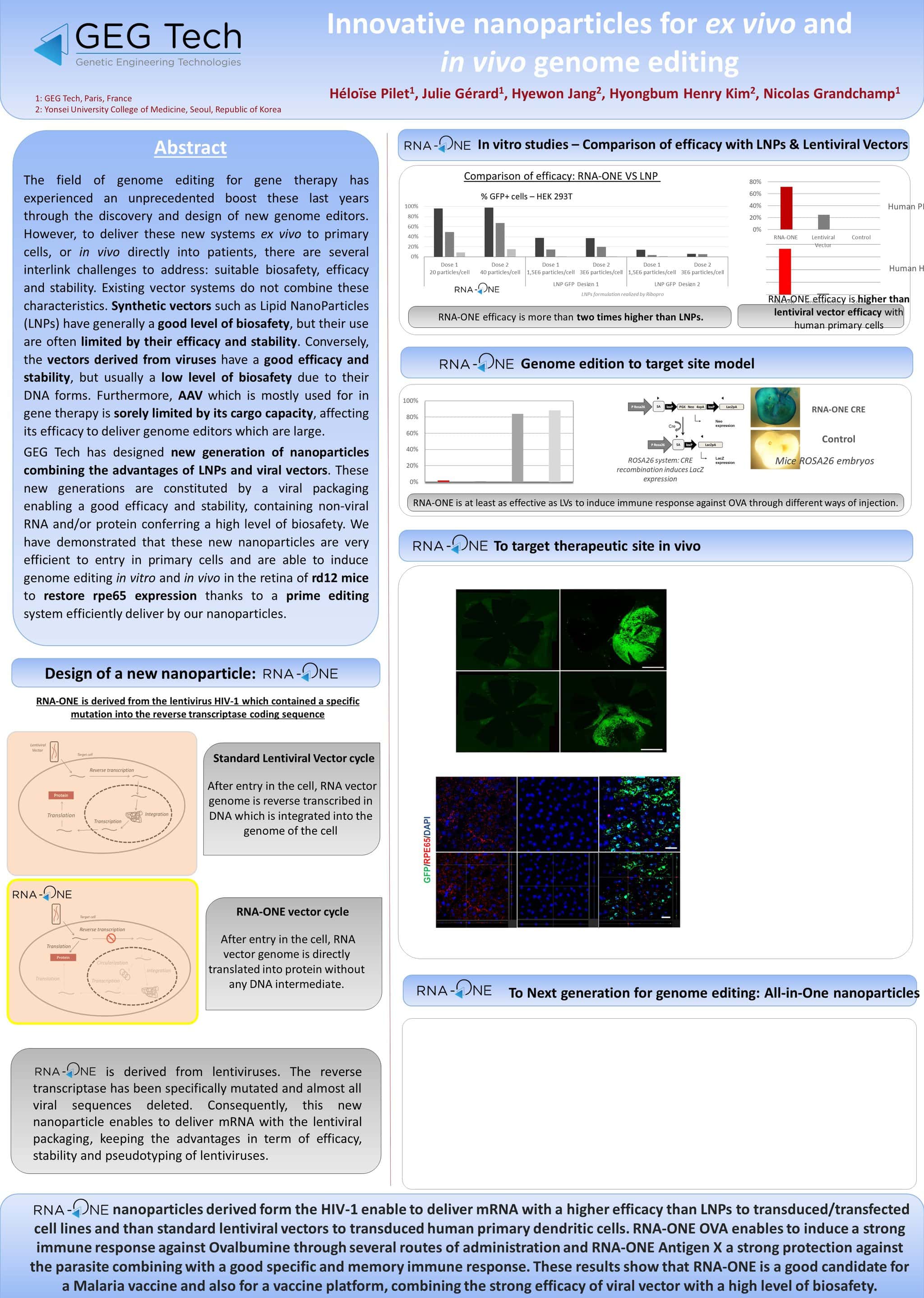 Innovative Nanoparticles for ex vivo and in vivo Genome Editing - News