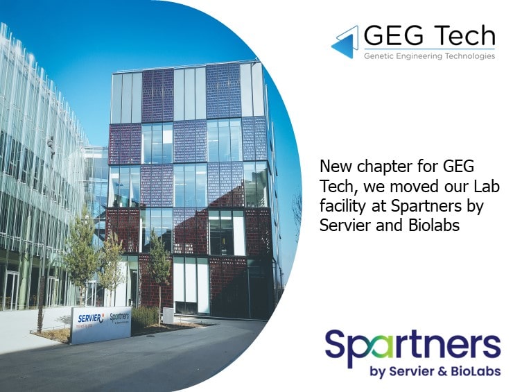 We moved our Lab facility at Spartners by Servier and Biolabs - News